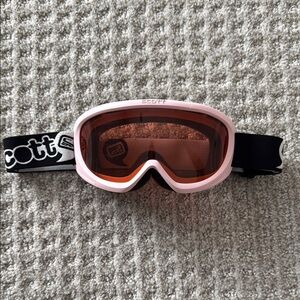 Scott Youth Pink Ski Goggles